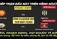 Nam Định Khánh Hoà Trực Tiếp Kênh Nào